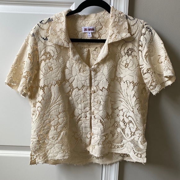 JessMeany Lace Rose Laguna Lounge Shirt - Picture 2 of 8